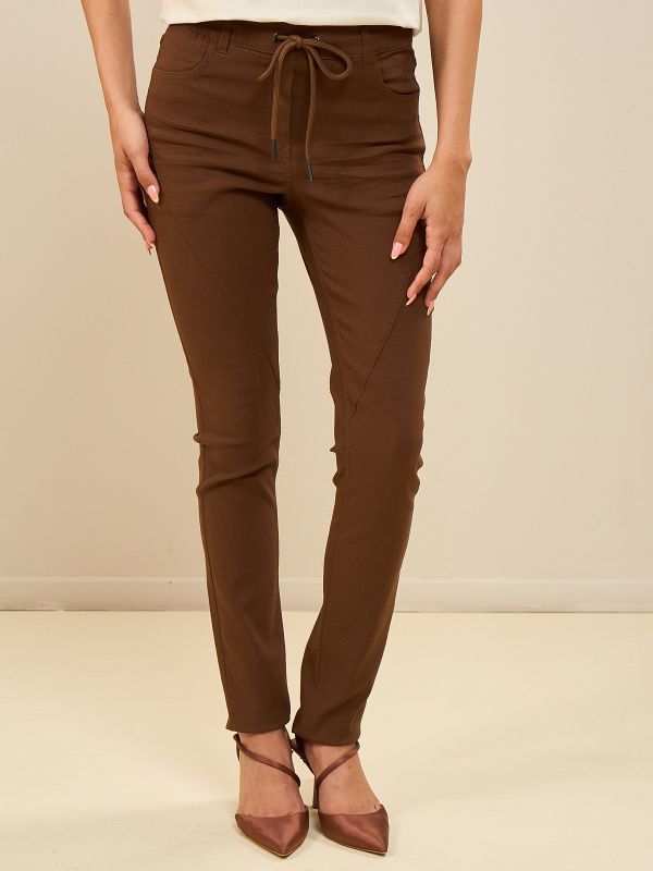 מכנסי דריל מטוסים עם גומ