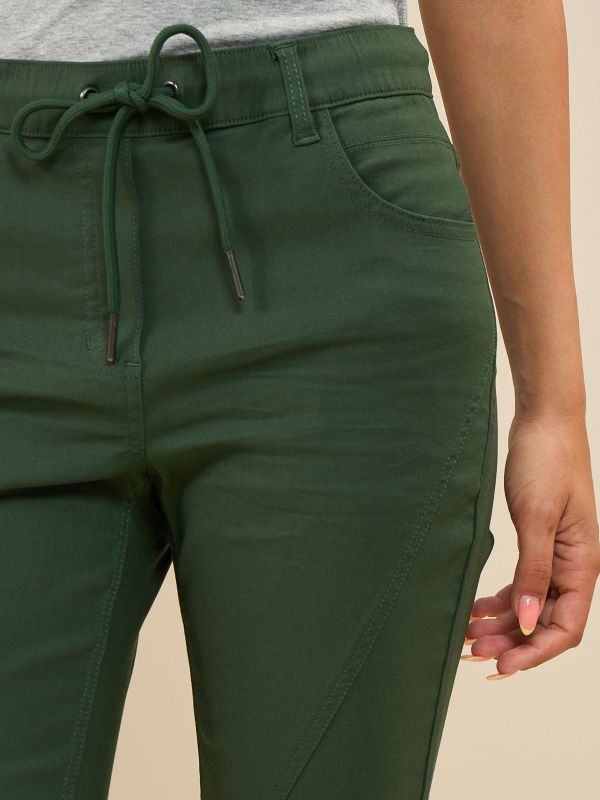 מכנסי דריל מטוסים עם גומ