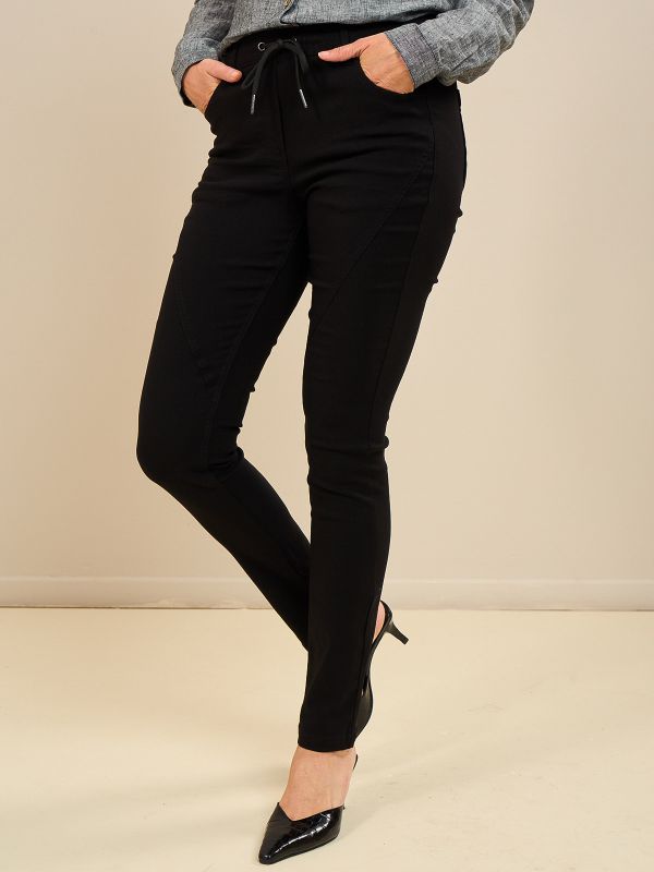 מכנסי דריל מטוסים עם גומ