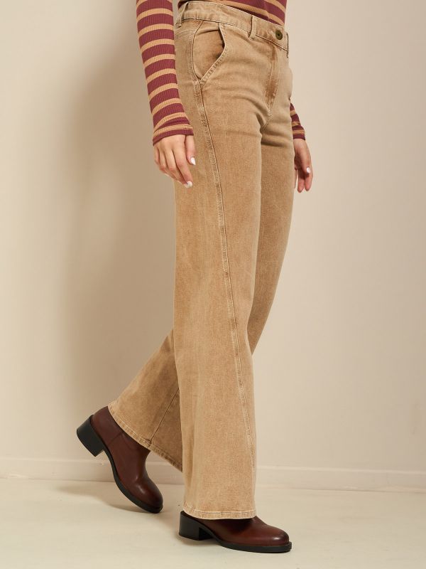 מכנסי דריל מתרחבים LBC