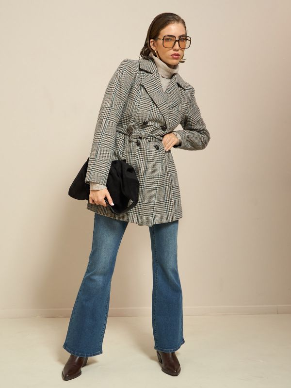 ז’קט  משבצת