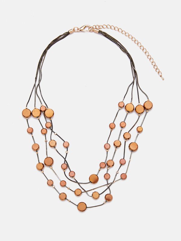 שרשרת ערב חרוזי קריסטל