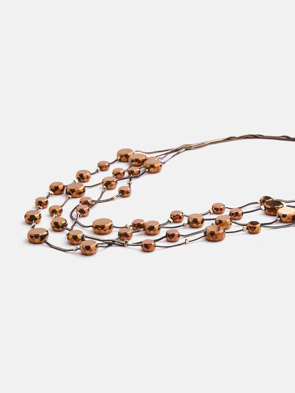 שרשרת ערב חרוזי קריסטל