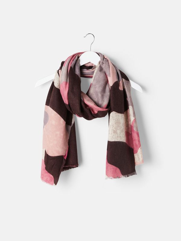 צעיף כתמים מונוכרומטי