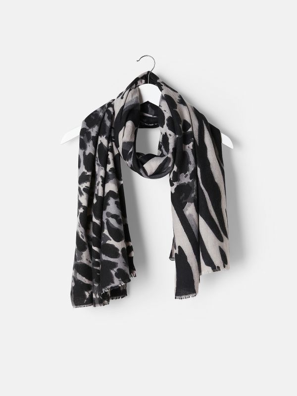 צעיף רך כתמי נמר