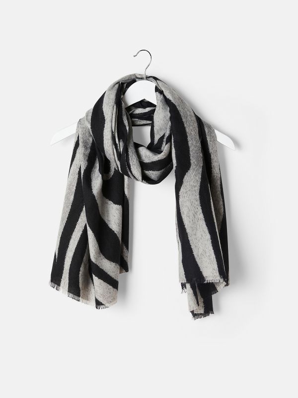 צעיף זברה רך