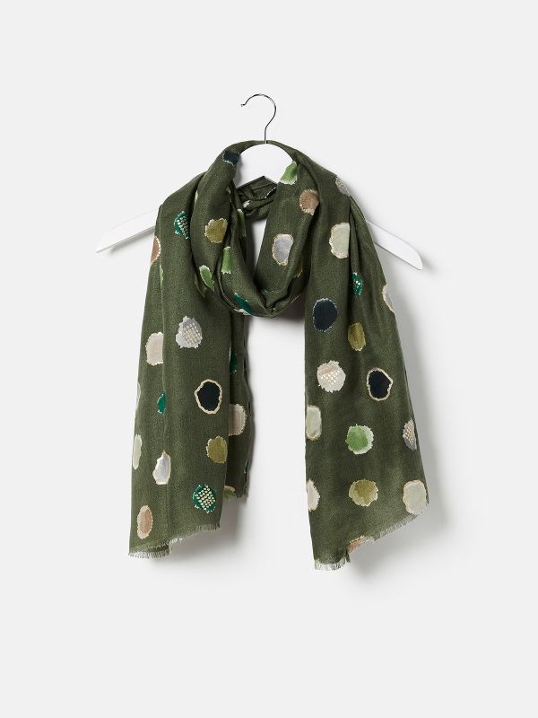 צעיף עיגולים ופוייל