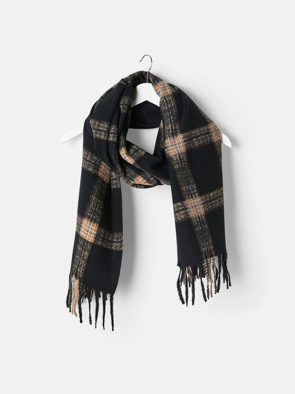 צעיף משבצת רך