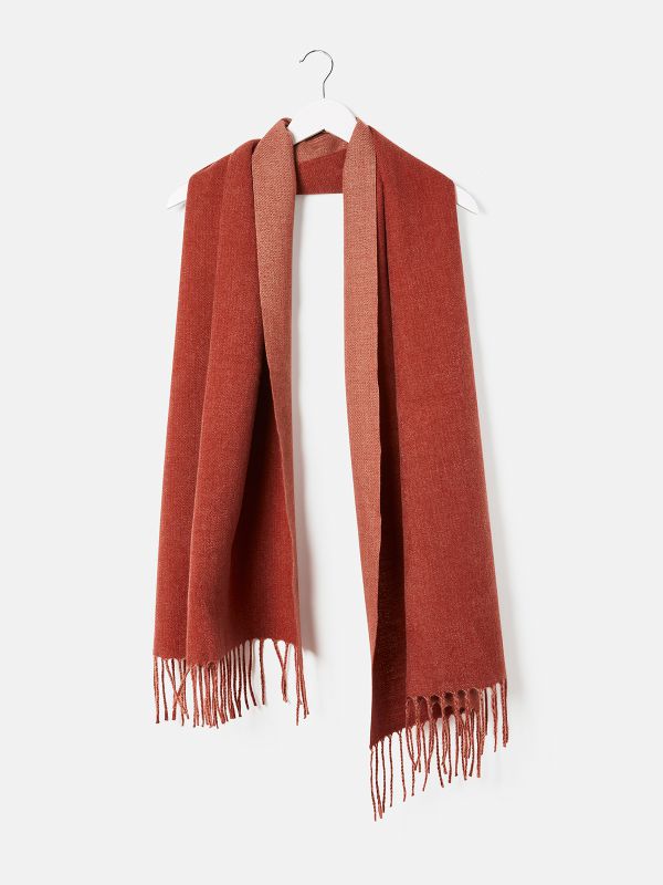 צעיף חלק פשמינה  דו צדדי