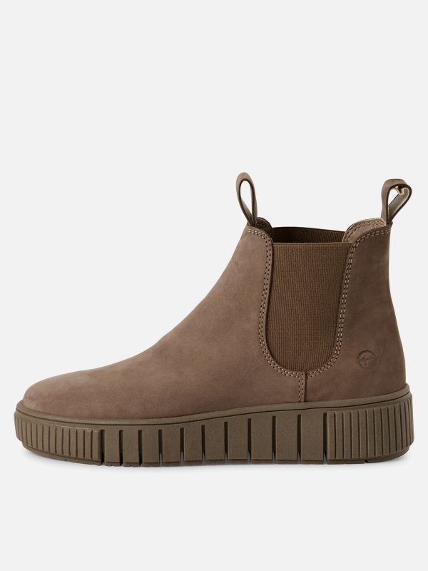 מגפונים סופר טרנד. צבע חום בז’. תמריס TAMARIS.