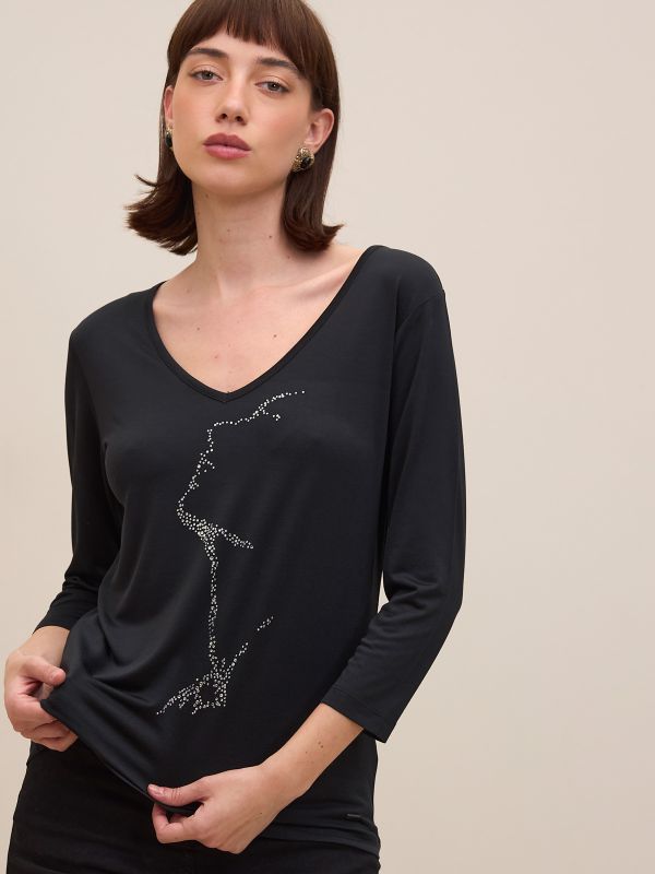 טישרט פרומו  דפוס ניטים