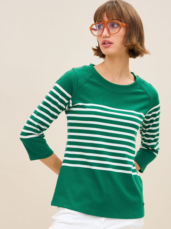 פרומו ריב פסים כפתורים