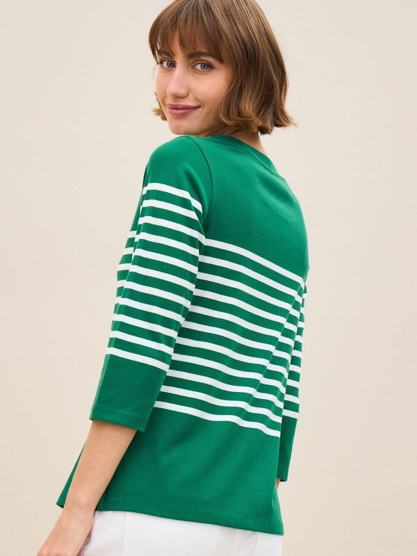 פרומו ריב פסים כפתורים