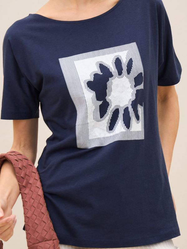 פרומו טישרט דפוס פרח