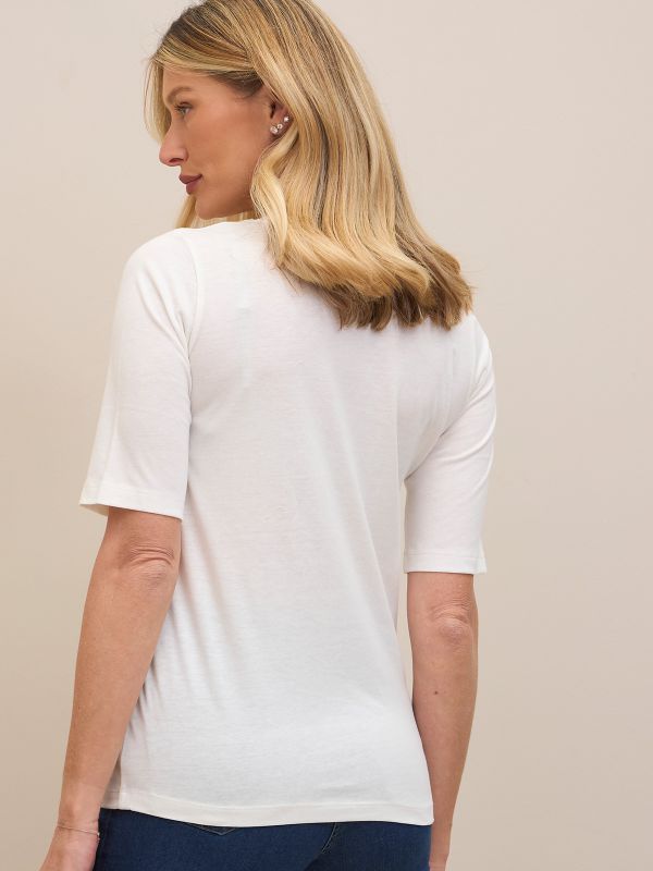 עטישרט פרומו דפוס פרחים