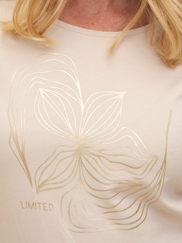 טישרט פרומו דפוס זהב