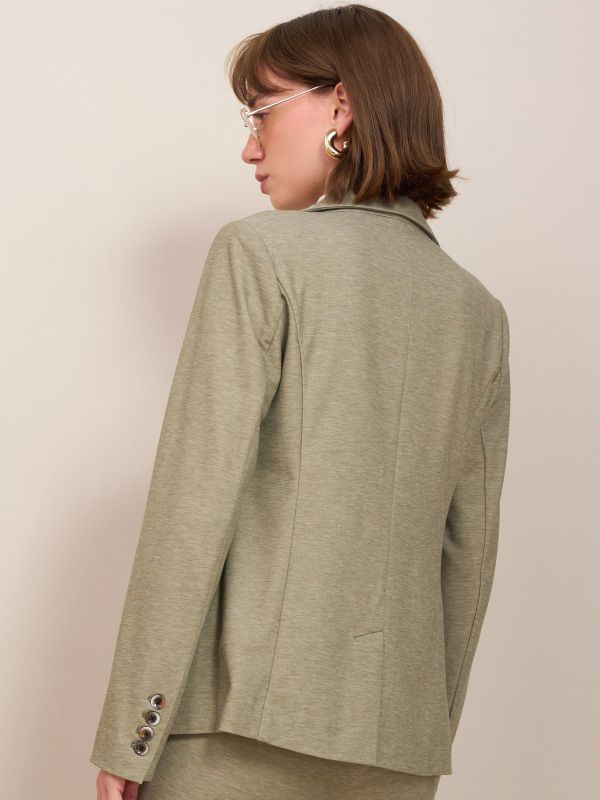 בלייזר ג’רסי ארוך