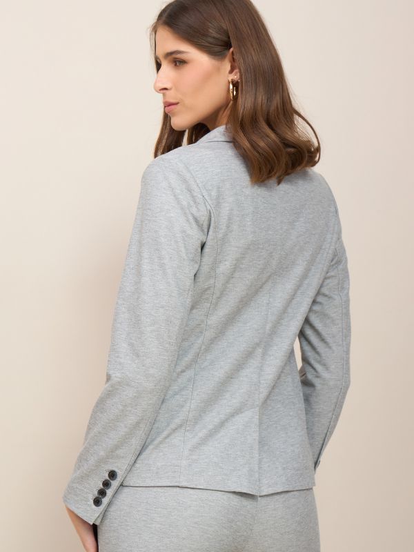 בלייזר ג’רסי ארוך