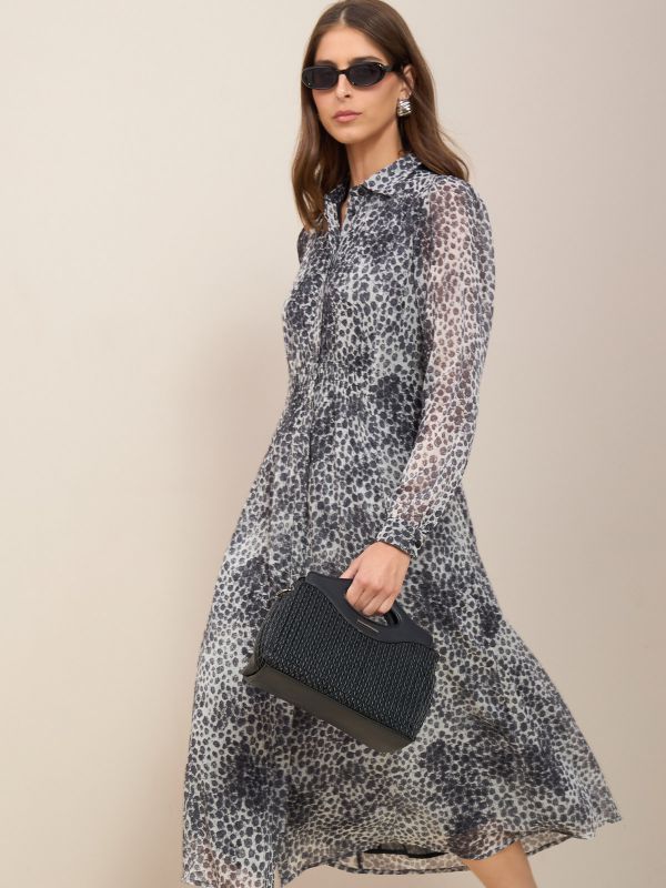 שמלת  דפוס נמר