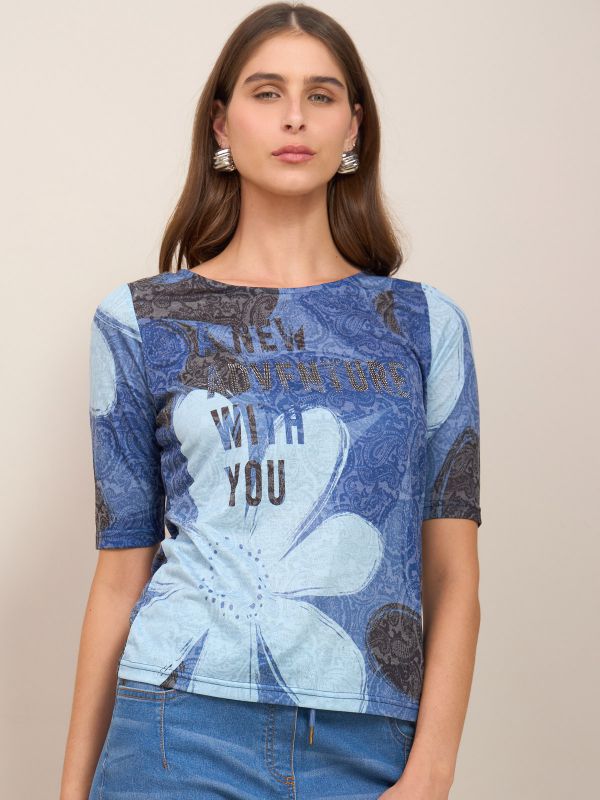 טישרט בד צרוב  מודפס