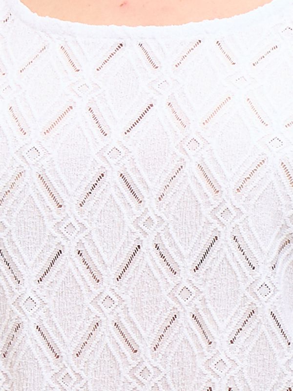 טי שרט תחרה מחשוף מכובע