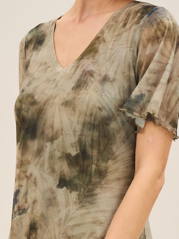 שמלת רזיל מודפסת