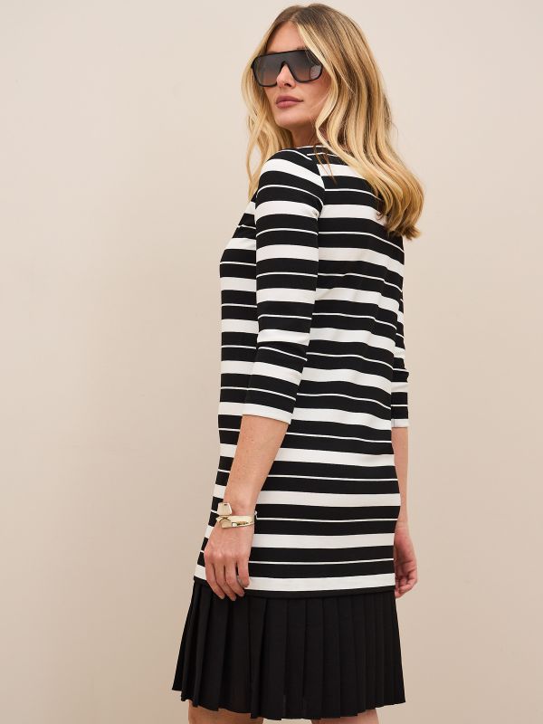 שמלת פסים ג’רסי