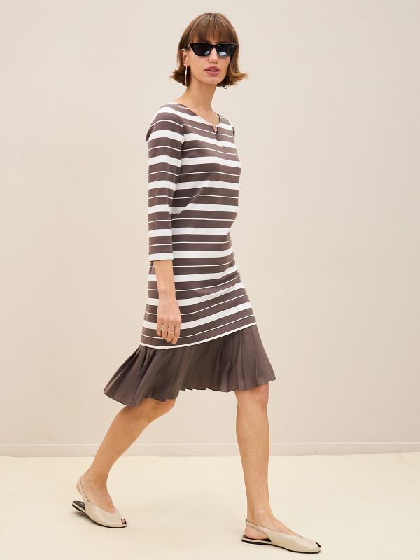 שמלת פסים ג’רסי