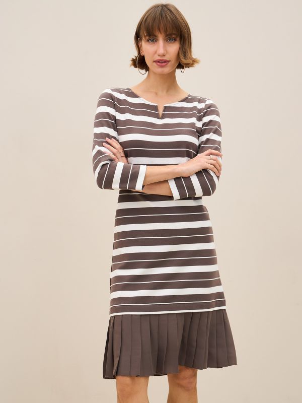 שמלת פסים ג’רסי