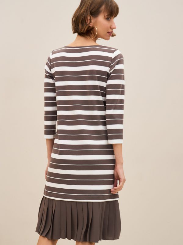 שמלת פסים ג’רסי