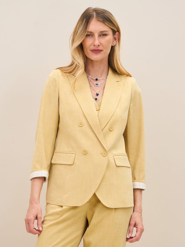 ז’קט קלסי ביטנת פסים