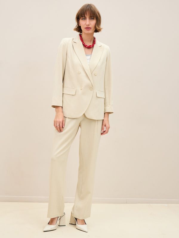 ז’קט קלסי ביטנת פסים