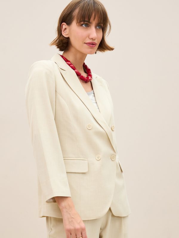 ז’קט קלסי ביטנת פסים