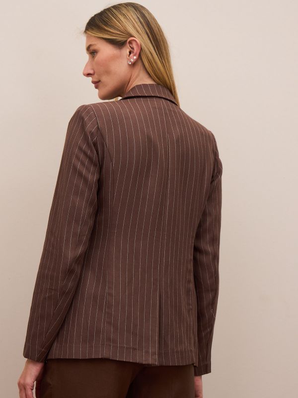 בלייזר פסים פשתן