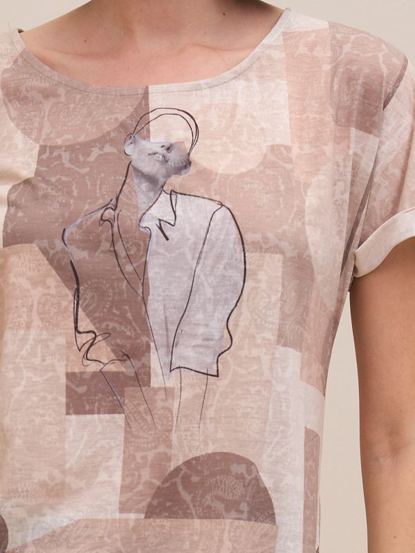 טישרט צרובה מודפסת