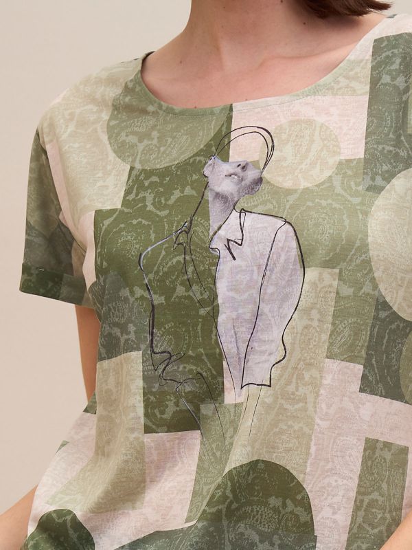 טישרט צרובה מודפסת