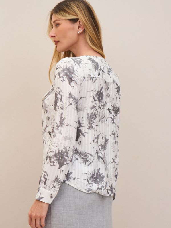 חולצת ויסקוזה מודפסת