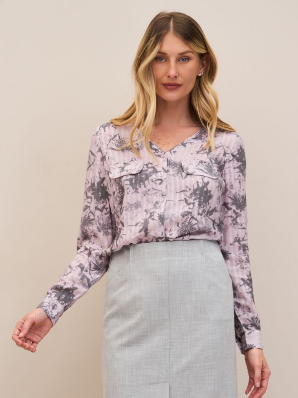 חולצת ויסקוזה מודפסת