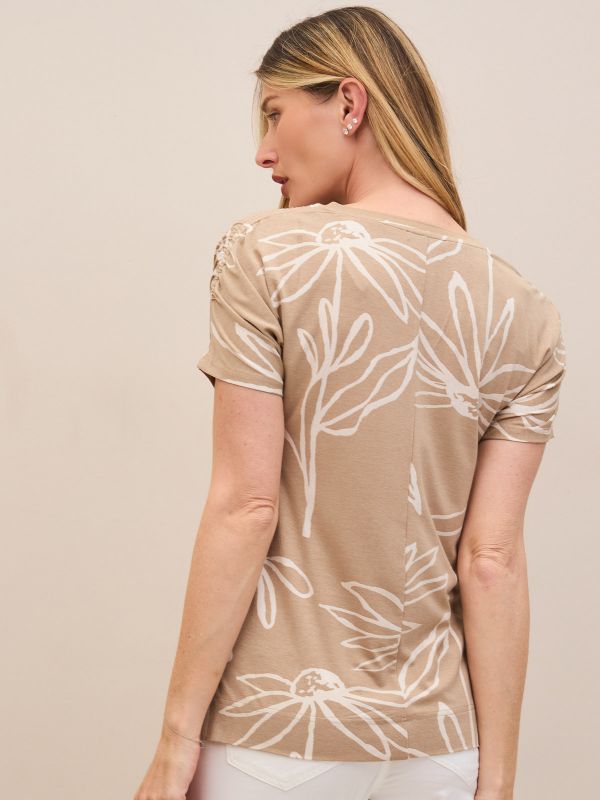 טישרט קימונו מכווץ