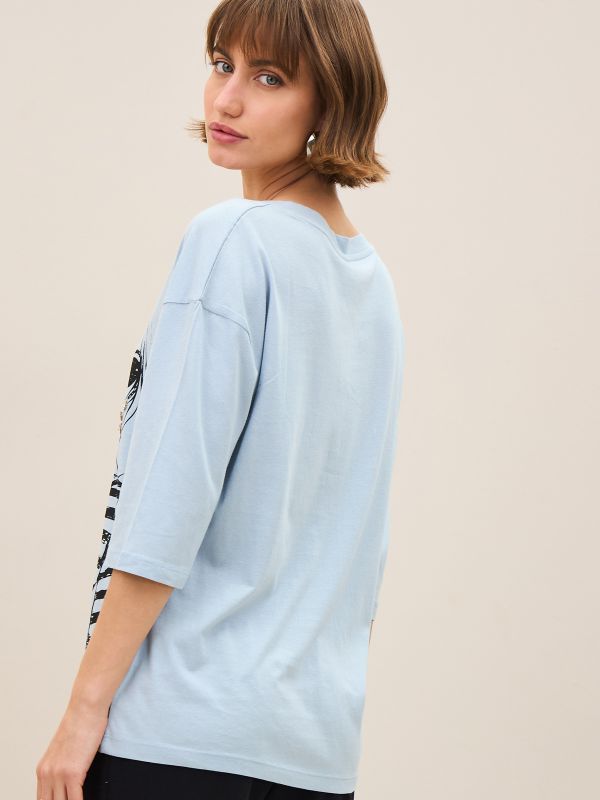 טישרט פרומו דפוס אישה