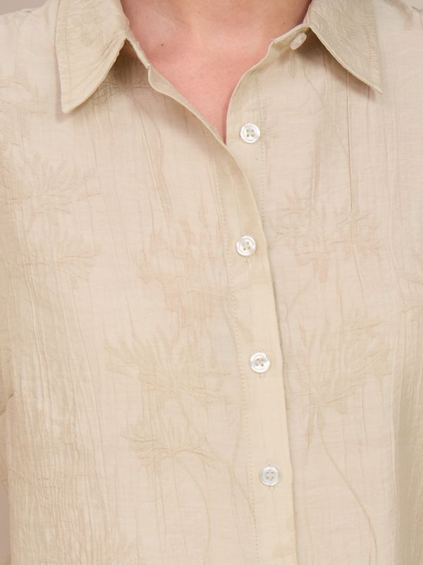 חולצת ז’קארד כפתורים