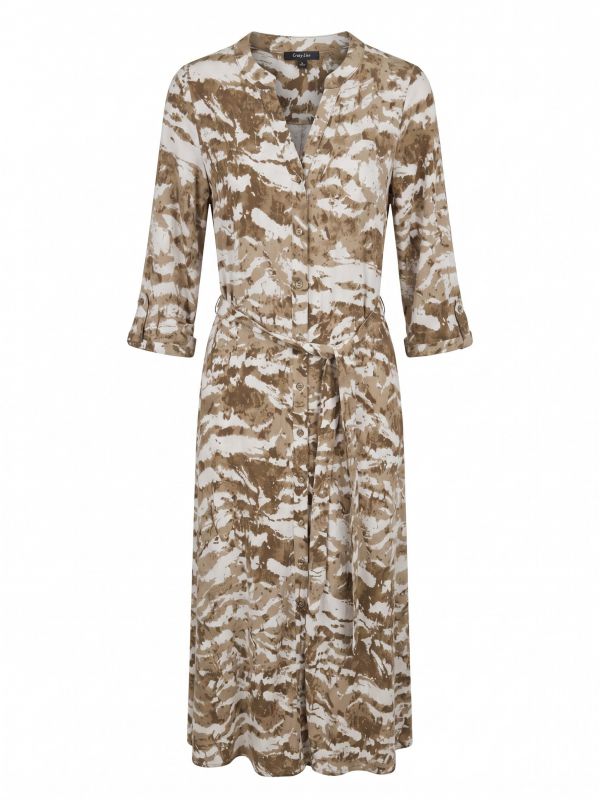 שמלת ויסקוזה מודפסת