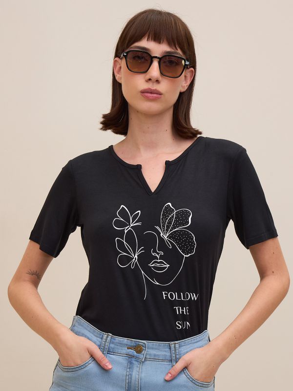 טישרט פרומו ופרפר