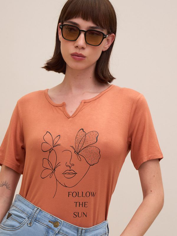 טישרט פרומו ופרפר