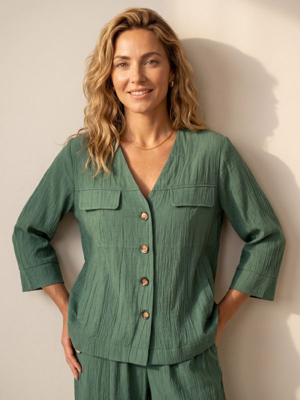 ז’קט קל מקומט