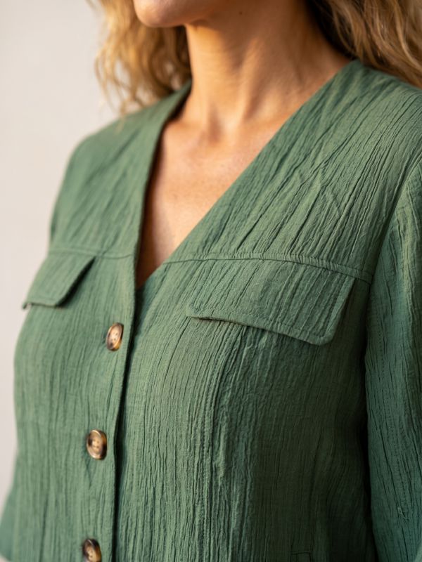 ז’קט קל מקומט