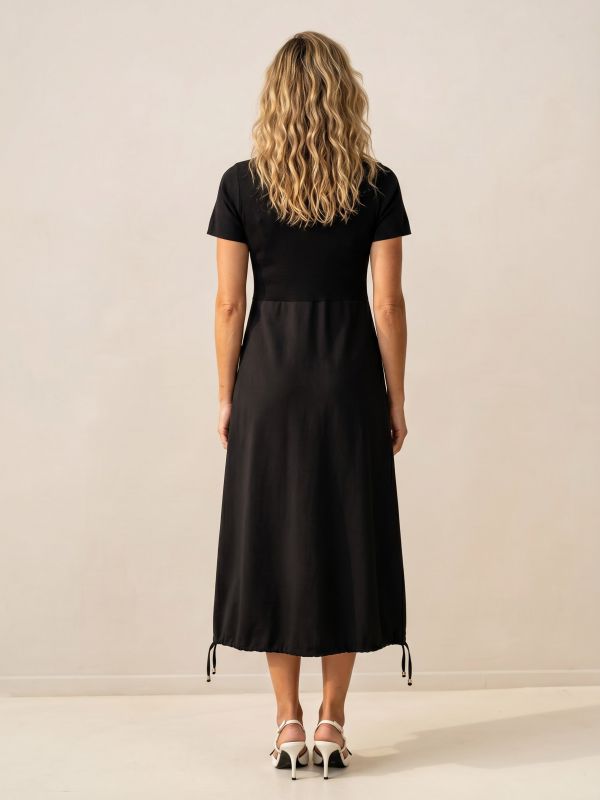 שמלה מ2 בדים