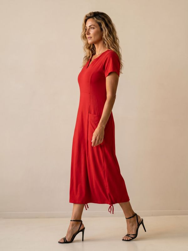 שמלה מ2 בדים