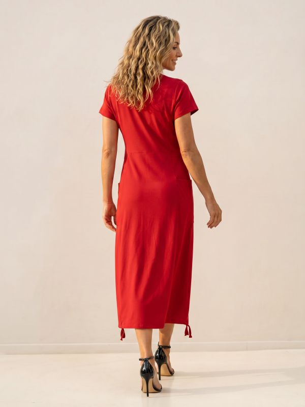 שמלה מ2 בדים