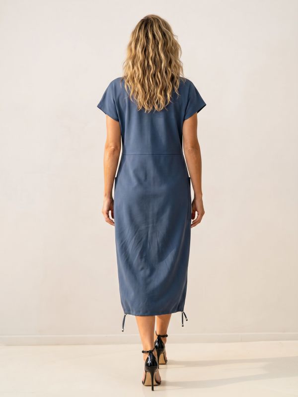 שמלה מ2 בדים